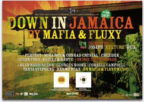 Down In Jamaica riddim flyer