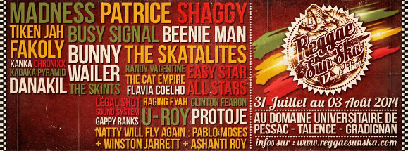 Reggae Sun Ska 2014