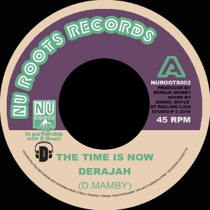 Derajah - The Time Is Now (label)