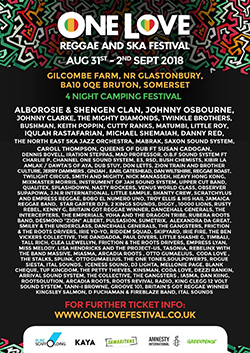 One Love Festival 2018 Lineup | United Reggae