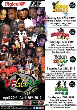 Barbados Reggae Festival 2012