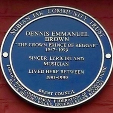 Dennis Brown Blue Plaque