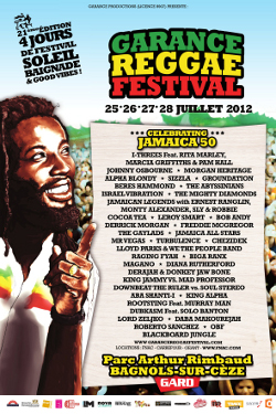 Garance Reggae Festival 2012