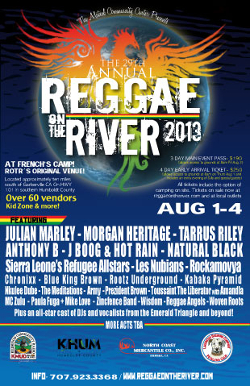 Reggae On The River 2013