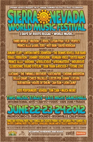 Sierra Nevada World Music Festival 2012